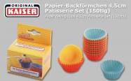 6.080 Stück KAISER Papier-Backförmchen 4,5cm Patisserie Set (150tlg)